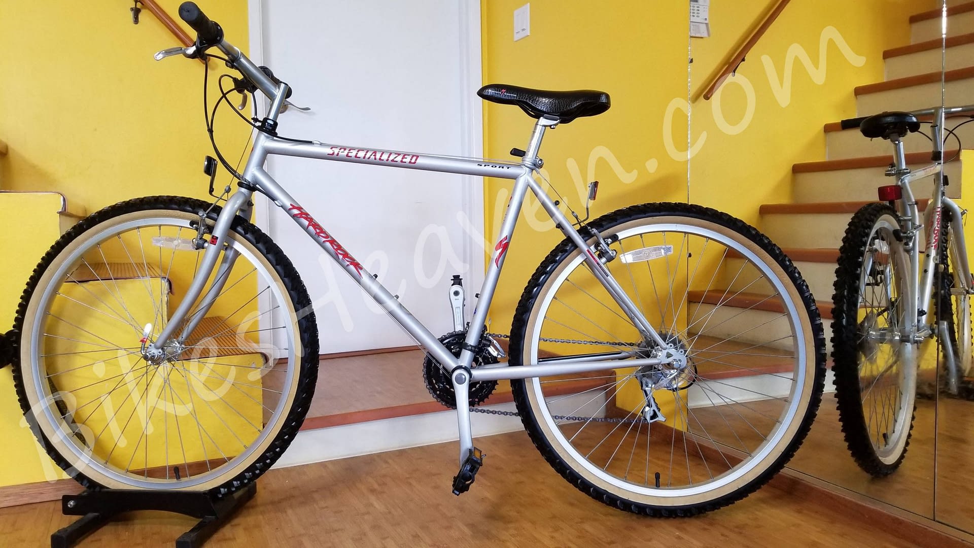 1997 Specialized Hardrock GX Sport 19” silver Bikes Heaven